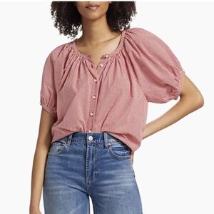 *ISO* June Gingham Cotton Top